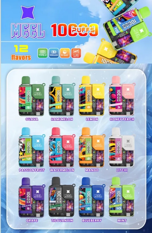 拋棄式電子煙 MEEL拋棄式10000口 新品現貨一次性電子
